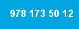 978 173 50 12 978 173 50 12